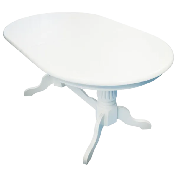 Обеденные стол со стульями Evelin HV-33V/NV-10WP Овальная / ДСП / Белый photo 4