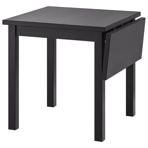 Обеденные стол со стульями Ikea Nordviken/Ingolf/Nolhaga Квадратная / ДСП / Черный photo 2 Обеденные стол со стульями Ikea Nordviken/Ingolf/Nolhaga Квадратная / ДСП / Черный photo 2