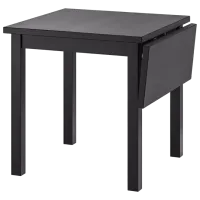 Set masă și scaune Ikea Nordviken/Ingolf/Nolhaga Pătrată / PAL / Black photo 2