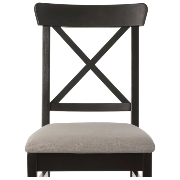 Обеденные стол со стульями Ikea Nordviken/Ingolf/Nolhaga Квадратная / ДСП / Черный photo 4 Обеденные стол со стульями Ikea Nordviken/Ingolf/Nolhaga Квадратная / ДСП / Черный photo 4