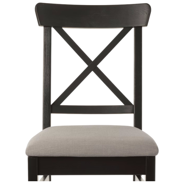 Обеденные стол со стульями Ikea Nordviken/Ingolf/Nolhaga Квадратная / ДСП / Черный photo 4 Обеденные стол со стульями Ikea Nordviken/Ingolf/Nolhaga Квадратная / ДСП / Черный photo 4