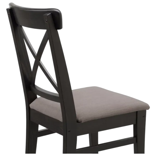 Обеденные стол со стульями Ikea Nordviken/Ingolf/Nolhaga Квадратная / ДСП / Черный photo 5 Обеденные стол со стульями Ikea Nordviken/Ingolf/Nolhaga Квадратная / ДСП / Черный photo 5