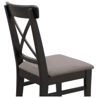 Set masă și scaune Ikea Nordviken/Ingolf/Nolhaga Pătrată / PAL / Black photo 5