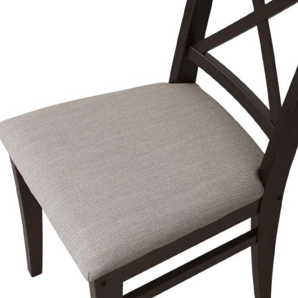 Обеденные стол со стульями Ikea Nordviken/Ingolf/Nolhaga Квадратная / ДСП / Черный photo 6 Обеденные стол со стульями Ikea Nordviken/Ingolf/Nolhaga Квадратная / ДСП / Черный photo 6