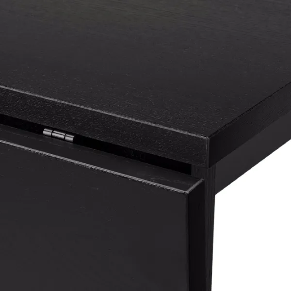 Обеденные стол со стульями Ikea Nordviken/Ingolf/Nolhaga Квадратная / ДСП / Черный photo 7 Обеденные стол со стульями Ikea Nordviken/Ingolf/Nolhaga Квадратная / ДСП / Черный photo 7