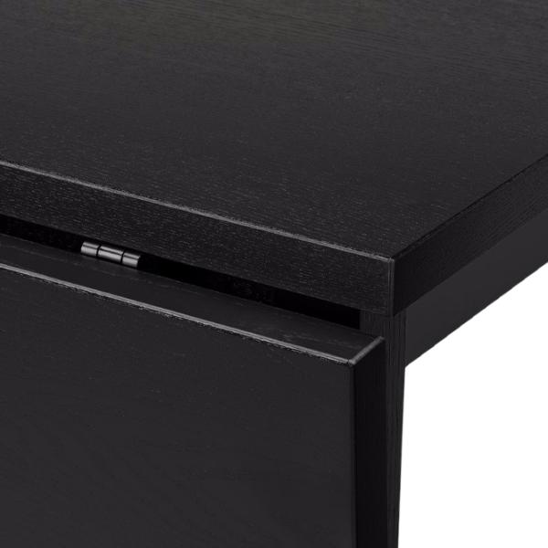 Обеденные стол со стульями Ikea Nordviken/Ingolf/Nolhaga Квадратная / ДСП / Черный photo 7 Обеденные стол со стульями Ikea Nordviken/Ingolf/Nolhaga Квадратная / ДСП / Черный photo 7