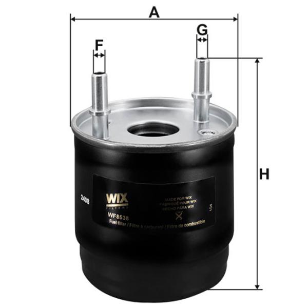 Filtru combustibil Wix Filters WF8538 10 mm photo 2