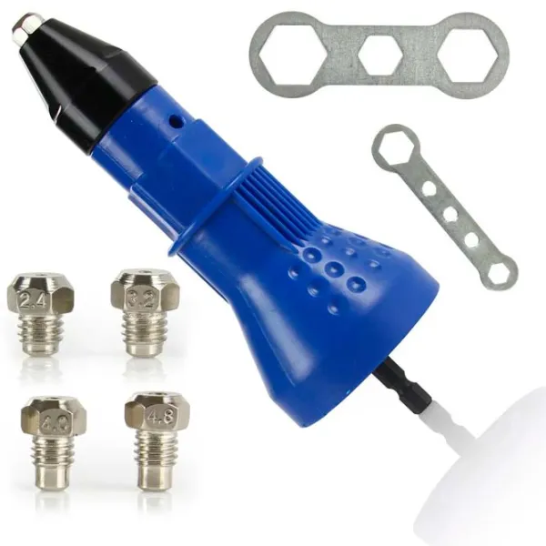 Adaptor MAR-POL M49590 Blue / Metal photo 1