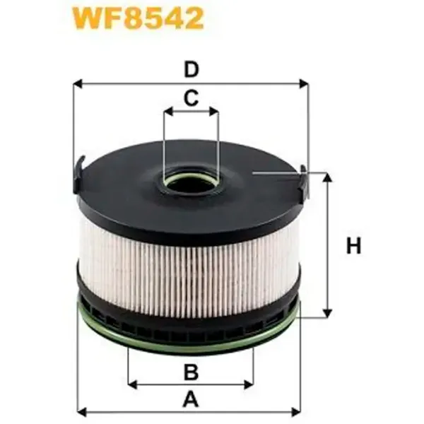 Топливный фильтр Wix Filters WF8542 111 мм photo 3