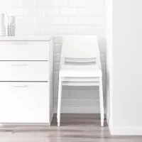Обеденные стол со стульями Ikea Norden/Teodores Прямоугольная / ДСП / Белый photo 6