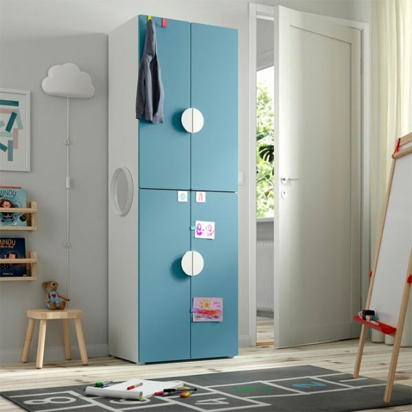 Dulap Ikea Smastad/Platsa 60 x 42 x 181 / DSP / Alb photo 2