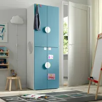 Шкаф Ikea Smastad/Platsa 60 x 42см x 181 / ДСП / Белый photo 2