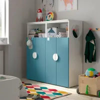 Dulap Ikea Smastad/Platsa 120 x 42 x 123 / DSP / Alb photo 2