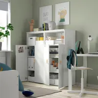 Dulap Ikea Smastad/Platsa 120 x 42 x 123 / DSP / Alb photo 3