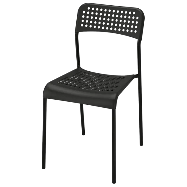 Обеденные стол со стульями Ikea Gunde/Adde Квадратная / Дерево / Черный photo 3