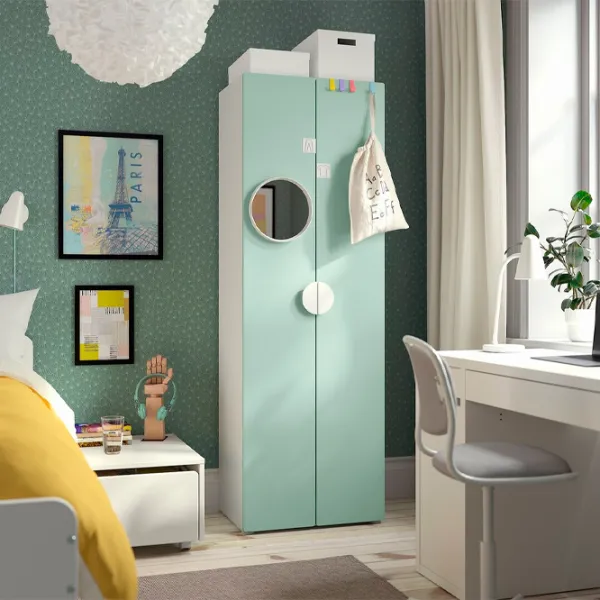 Шкаф Ikea Smastad/Platsa 60 x 42см x 181 / ДСП / Белый photo 2