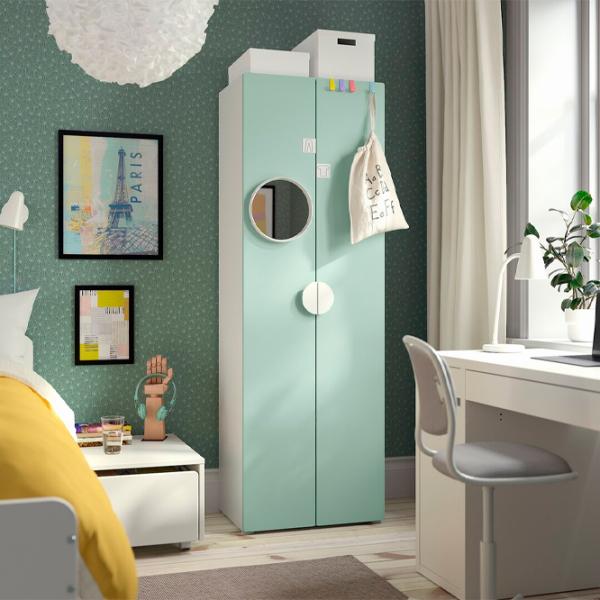 Шкаф Ikea Smastad/Platsa 60 x 42см x 181 / ДСП / Белый photo 2