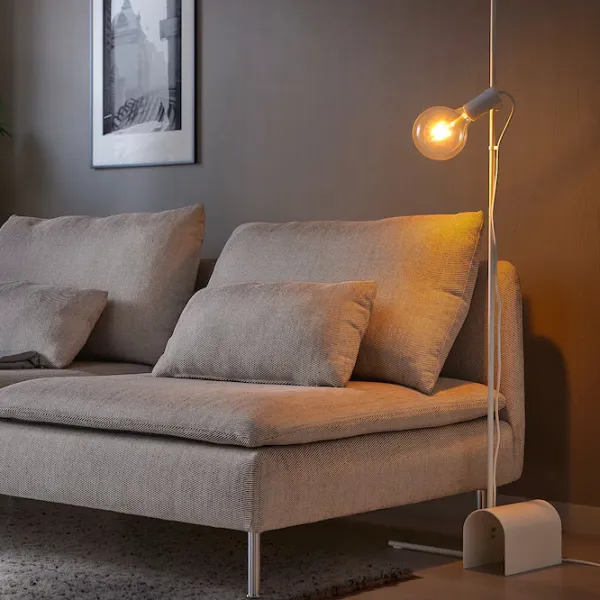 Lampadar Ikea Harslinga/Lunnom  White / E27 photo 3