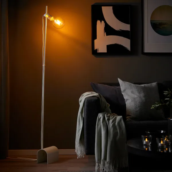 Lampadar Ikea Harslinga/Lunnom  White / E27 photo 4