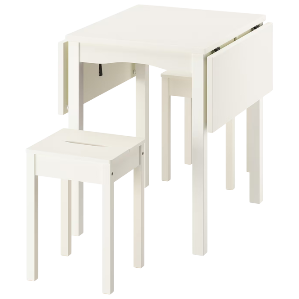 Set masă și scaune Ikea Hauga Pătrată / PAL / White photo 1