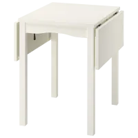 Обеденные стол со стульями Ikea Hauga Квадратная / ДСП / Белый photo 2