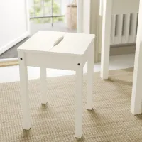 Обеденные стол со стульями Ikea Hauga Квадратная / ДСП / Белый photo 6