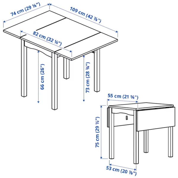 Set masă și scaune Ikea Hauga Pătrată / PAL / White photo 8