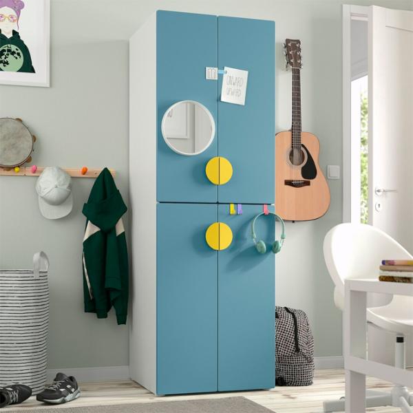 Шкаф Ikea Smastad/Platsa 60 x 57см x 181 / ДСП / Белый photo 2