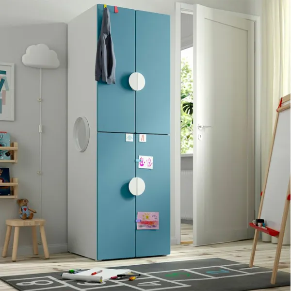 Шкаф Ikea Smastad/Platsa 60 x 57см x 181 / ДСП / Белый photo 3