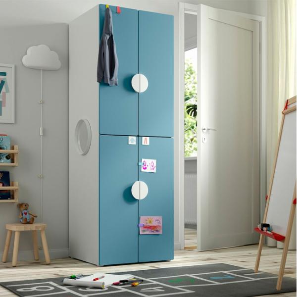 Шкаф Ikea Smastad/Platsa 60 x 57см x 181 / ДСП / Белый photo 3