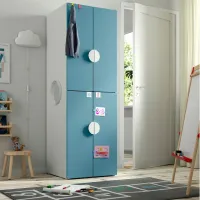 Dulap Ikea Smastad/Platsa 60 x 57 x 181 / DSP / Alb photo 3
