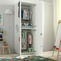 Dulap Ikea Smastad/Platsa 60 x 57 x 181 / DSP / Alb photo 5