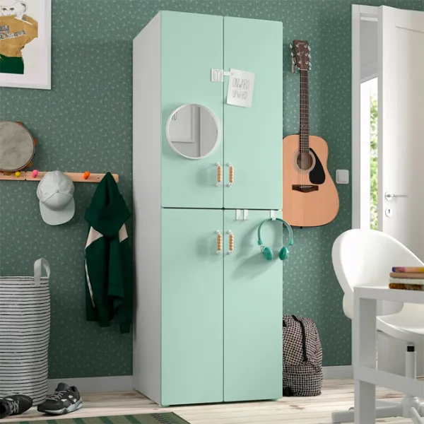 Шкаф Ikea Smastad/Platsa 60 x 57см x 181 / ДСП / Белый photo 2