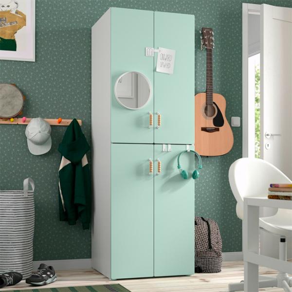 Шкаф Ikea Smastad/Platsa 60 x 57см x 181 / ДСП / Белый photo 2