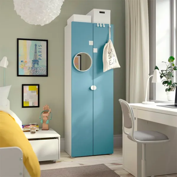 Dulap Ikea Smastad/Platsa 60 x 42 x 181 / DSP / Alb photo 2