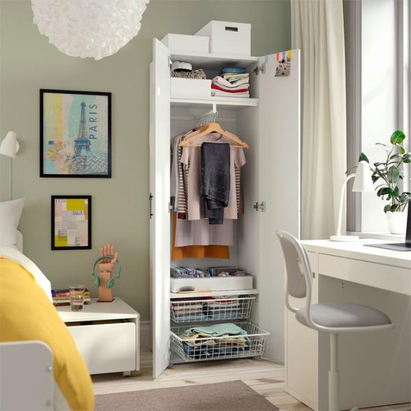 Dulap Ikea Smastad/Platsa 60 x 42 x 181 / DSP / Alb photo 3