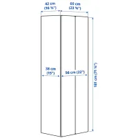 Dulap Ikea Smastad/Platsa 60 x 42 x 181 / DSP / Alb photo 8