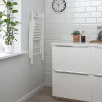 Обеденные стол со стульями Ikea Hauga/Frosvi Прямоугольная / ДСП / Белый photo 4