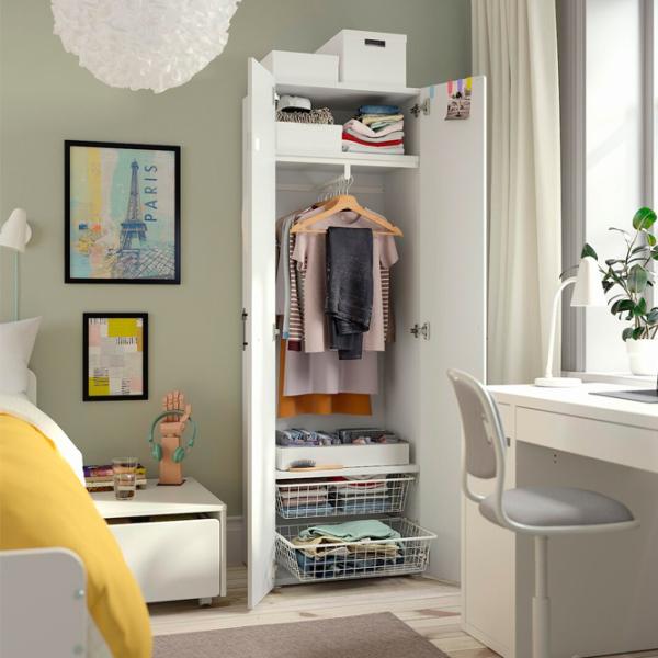 Шкаф Ikea Smastad/Platsa 60 x 42см x 181 / ДСП / Белый photo 3