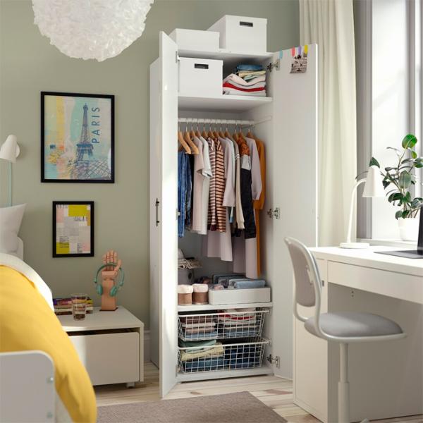 Шкаф Ikea Smastad/Platsa 60 x 57см x 181 / ДСП / Белый photo 3