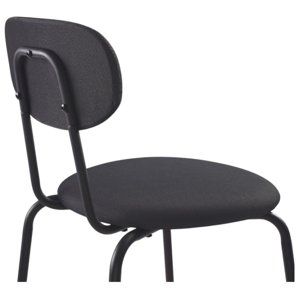 Обеденные стол со стульями Ikea Stenssele/Ostano/Remmarn Круглая / ДСП / Тёмно-серый photo 3 Обеденные стол со стульями Ikea Stenssele/Ostano/Remmarn Круглая / ДСП / Тёмно-серый photo 3