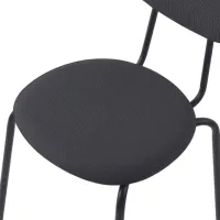 Set masă și scaune Ikea Stenssele/Ostano/Remmarn Rotundă / PAL / Dark Gray photo 4