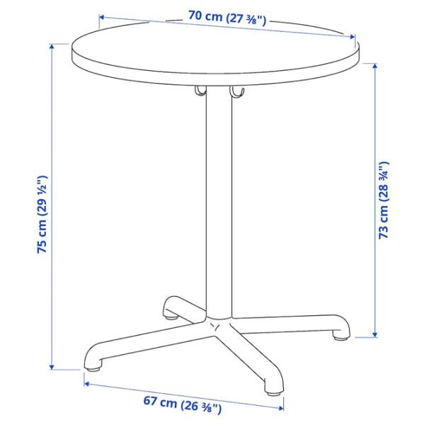 Обеденные стол со стульями Ikea Stenssele/Ostano/Remmarn Круглая / ДСП / Тёмно-серый photo 9 Обеденные стол со стульями Ikea Stenssele/Ostano/Remmarn Круглая / ДСП / Тёмно-серый photo 9