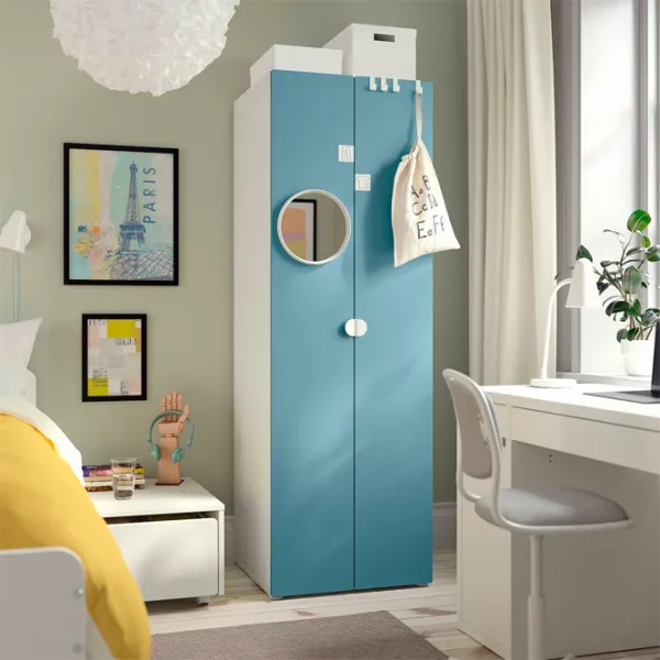 Шкаф Ikea Smastad/Platsa 60 x 57см x 181 / ДСП / Белый photo 2