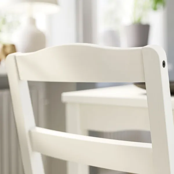 Set masă și scaune Ikea Hauga Dreptunghiulară / PAL / White photo 5