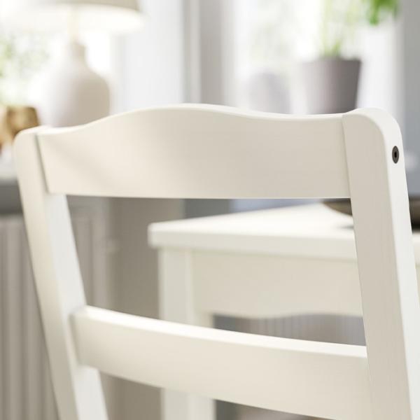 Set masă și scaune Ikea Hauga Dreptunghiulară / PAL / White photo 5