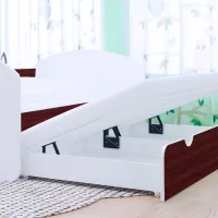 Детская кровать Happy Babies Happy 90 x 200 см / ПВХ / Венге photo 3