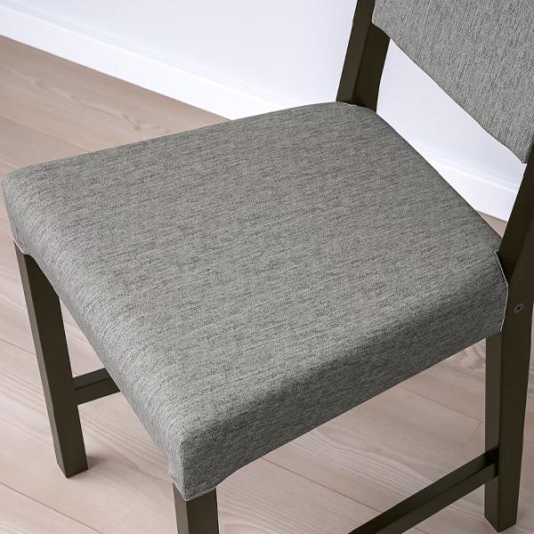 Set masă și scaune Ikea Hauga/Stefan/Knisa Pătrată / PAL / Gray photo 5