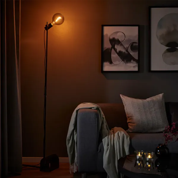 Tоршер Ikea Harslinga  Черный / E27 photo 2 Tоршер Ikea Harslinga  Черный / E27 photo 2