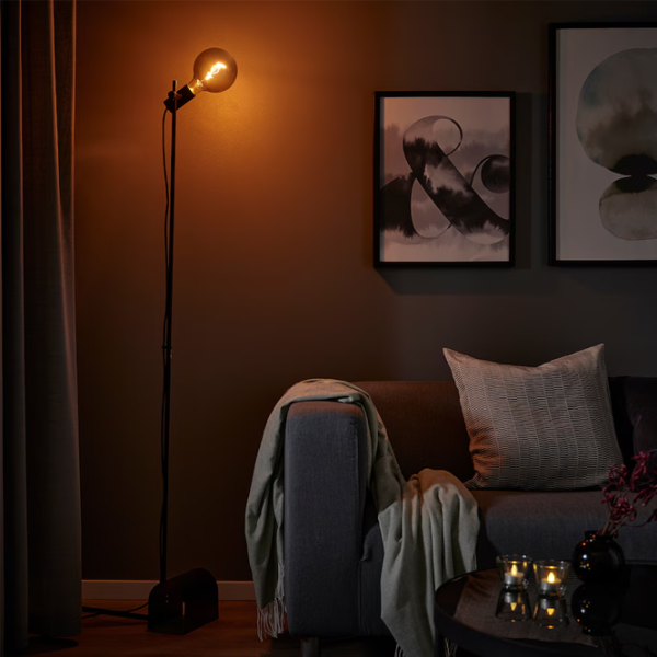 Tоршер Ikea Harslinga  Черный / E27 photo 2 Tоршер Ikea Harslinga  Черный / E27 photo 2